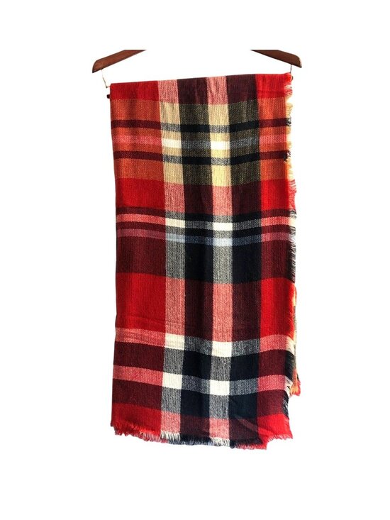 Waterproof Picnic Blanket-Red Plaid – HappyPicnic TIMELESS RED PLAID PICNIC STYLE SCARF BLANKET